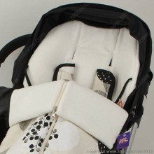 Saco Silla Bugaboo Donkey LORE NE.Polar Cr/Negro tititnins