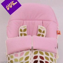 Saco Silla CC BBOO HOJAS ROSA.Polar Rosa/Crudo tititnins