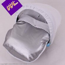 Saco Grupo 0 NAPA PLATA.Pique Blanco_Blanco tititnins