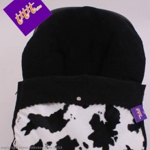 Saco Grupo 0 Basic PIEL VACA.Polar Negro/Negro tititnins