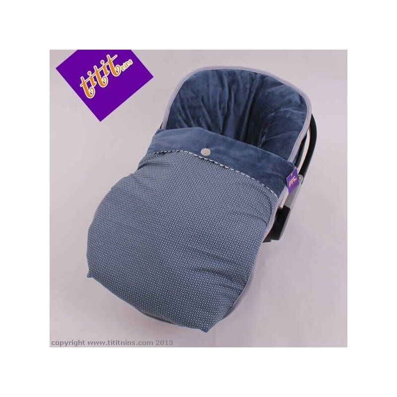 Saco Grupo 0 Basic TOPO.Velour Egeo/Gris tititnins