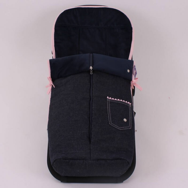 Saco Silla TP CC BASIC VAQUERO.Velour Marino/Rosa tititnins
