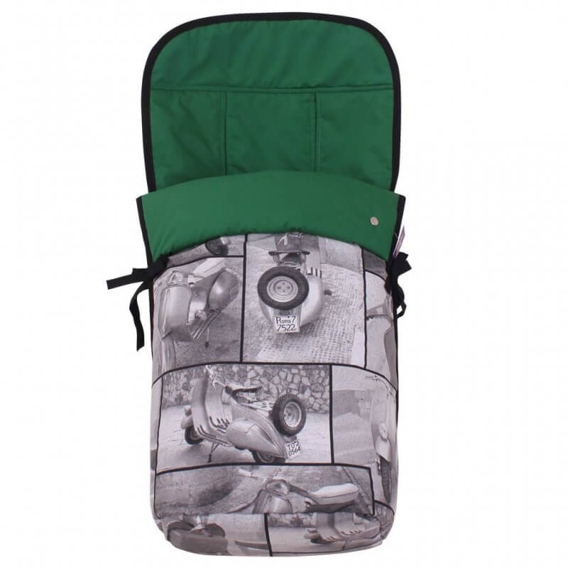 Saco Silla TP Basic VESPA NE.Verde Ingles/Negro tititnins