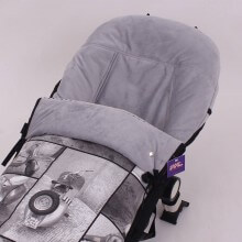 Saco Silla BBOO Basic VESPA NE.Velour Gris/Negro tititnins