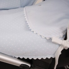 Colcha Capazo Mountain Buggy Duet KUKU CELESTE. Mil Celeste