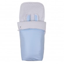 Conjunto 2ud. Sacos Silla Mountain Buggy Duet POLIPIEL CELESTE.Estrella Az
