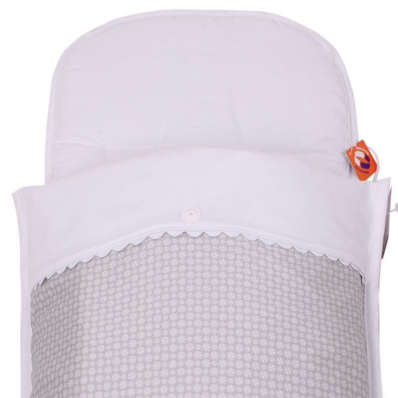 Saco Capazo Verano COPOS GR.Pique Blc/Blanco TititNins