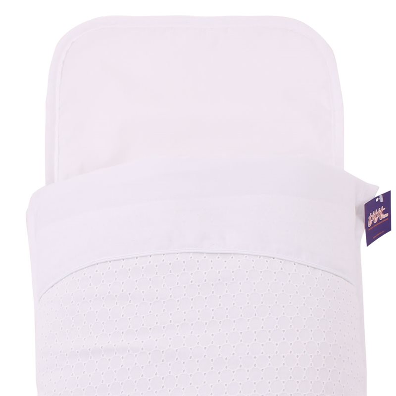 Saco Capazo Verano VOILE BLCO.Pique Blanco/Nervio TititNins