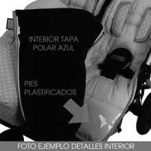 Conjunto 2ud Sacos Silla Mountain Buggy Duet ESTRELLA BLC.Mil
