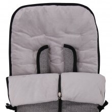 Saco Babyzen Yoyo Invierno SPIGA.Velour Gris/Negro