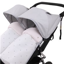 Pack 2ud.Capota Mountain Buggy Duet 3.0 PIQUE GRIS.Gris