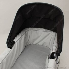 Funda Capazo Bugaboo Cameleon Goma PIQUE GRIS.Blanco/Gris