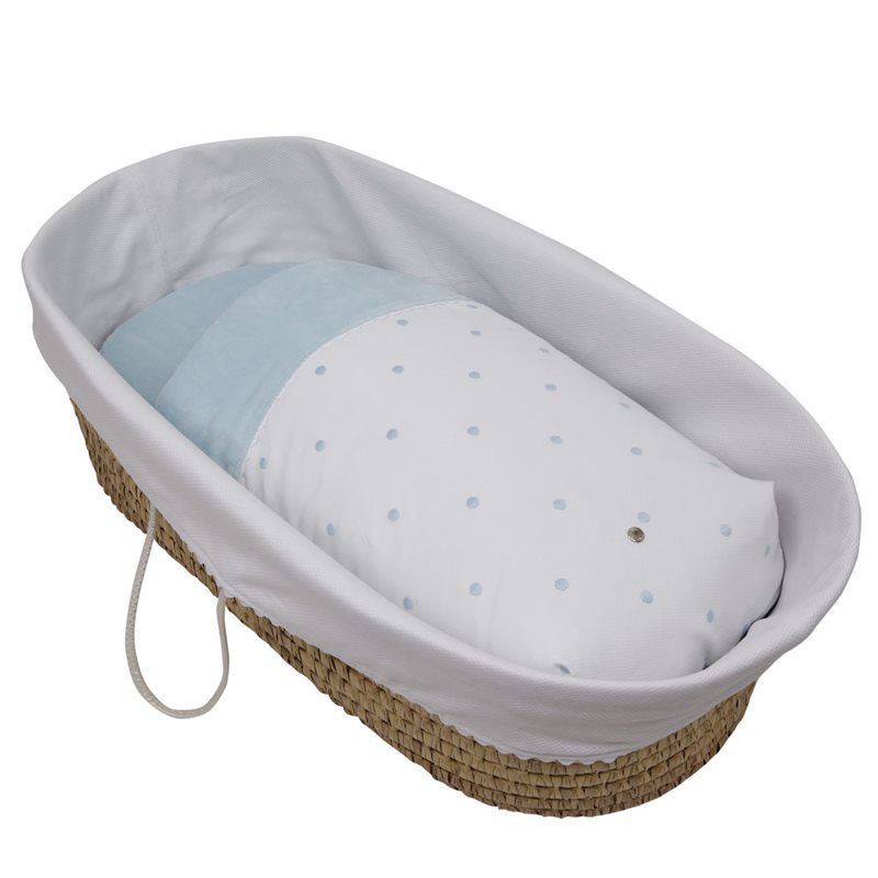 Vestidura Moises Mimbre PIQUE BLANCO y Saco Moises Invierno PIQUE TOPO CE