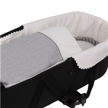 Conjunto Capazo Yoyo Bassinet PIQUE CRUDO.British Volante