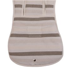Pack 2ud. Colchonetas para Bugaboo Donkey 5 MIL GRIS - Acolchado Transpirable- (100% Algodón)