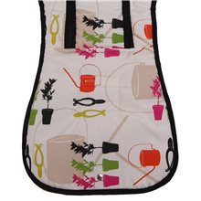 Pack 2ud. Colchonetas para Bugaboo Donkey 5 JARDIN - Acolchado Transpirable- (100% Algodón)