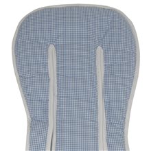 Pack 2ud. Colchonetas para Bugaboo Donkey 5 VICHY CELESTE - Acolchado Transpirable- (100% Algodón)