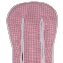 Pack 2ud. Colchonetas para Bugaboo Donkey 5 VICHY P ROSA - Acolchado Transpirable- (100% Algodón)