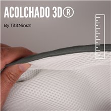 Colchoneta Silla Inglesina Sketch - Quid 2 - Maior - Transpirable BLANCO