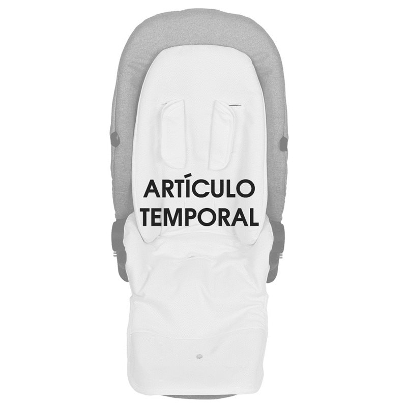 Funda Colchoneta Silla Cybex Priam Lux PIQUE CELESTE.3D_Negro