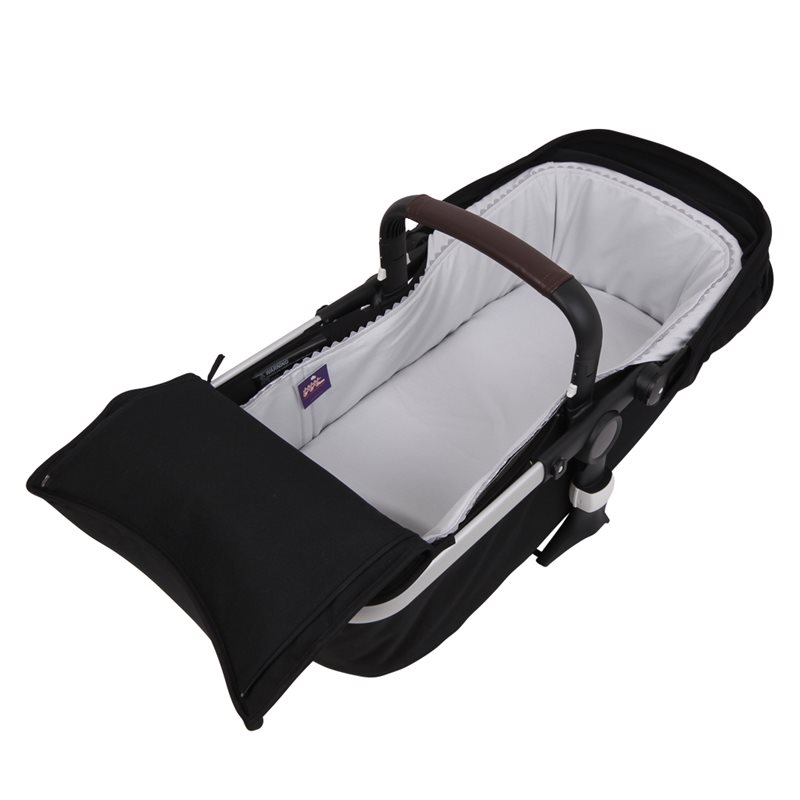 Funda Capazo Velcro Bugaboo Buffalo PIQUE GRIS