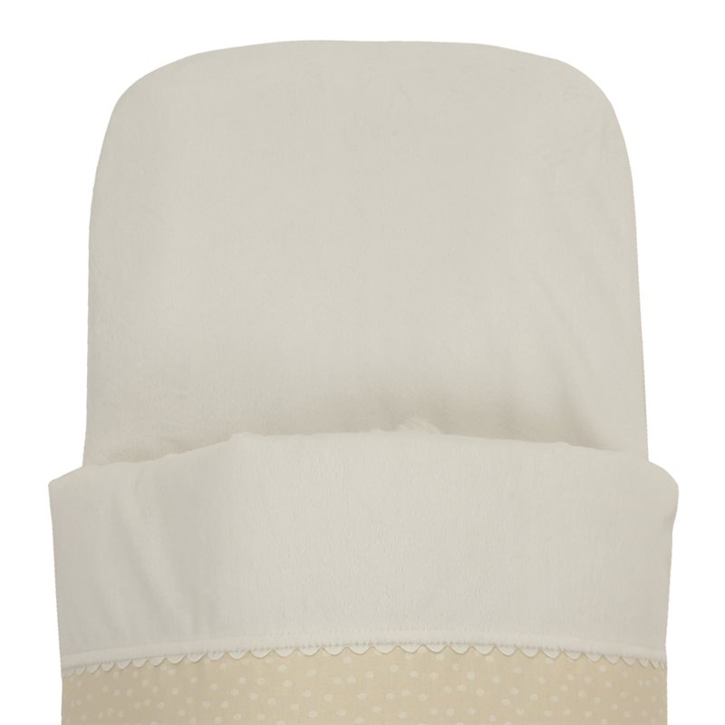 Saco Invierno Capazo NIEVE.Velour Crudo