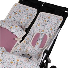 Conjunto 2ud Sacos Silla Baby Monster Easy Twin NATALI RS.Otoño