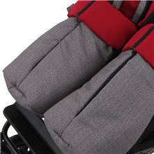 Conjunto 2ud Sacos Silla Baby Monster Easy Twin SPIGA.Grana