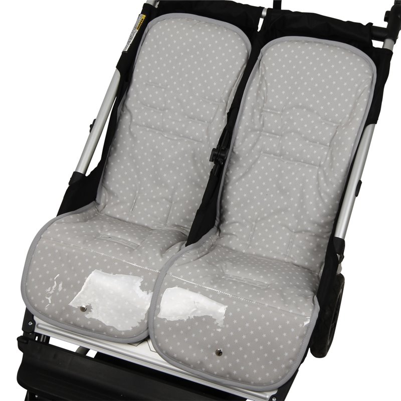 Conjunto 2ud.Colchoneta Baby Monster Easy Twin Transpirable ESTRELLA BLANCO