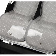 Conjunto 2ud.Colchoneta Baby Monster Easy Twin Transpirable ESTRELLA BLANCO