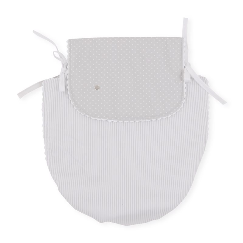 Colcha Capazo Joolz Hub+ PIQUE BLANCO.Blanco