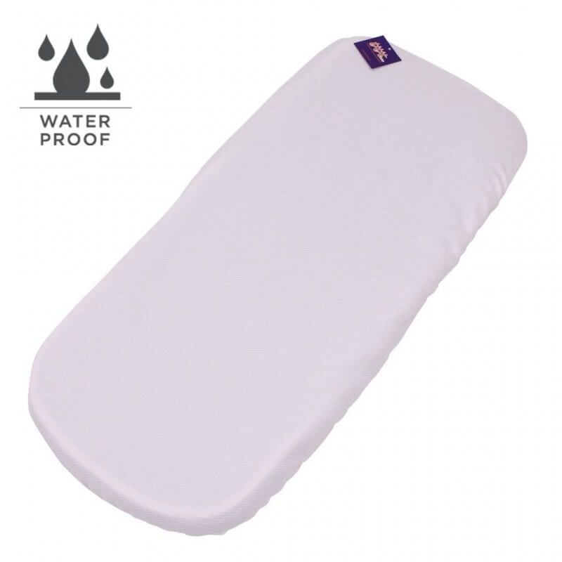 Funda Colchón Sabana Bajera Capazo Impermeable Joolz Aer+ PIQUE BLANCO
