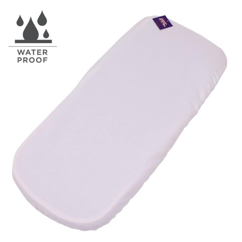 Funda Colchón Capazo Mountain Buggy Duet Carrycot Plus PIQUE BLANCO Impermeable