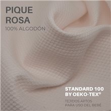 Funda Colchón Capazo Bugaboo Fox PIQUE ROSA Impermeable tititnins