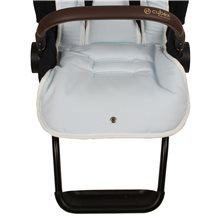 Colchoneta Silla Cybex Priam y Mios Platinum PIQUE CELESTE.Celeste