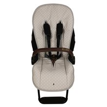 Colchoneta Silla Cybex Priam y Mios Platinum PIQUE CELESTE.Celeste