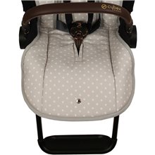 Colchoneta Silla Cybex Priam y Mios Platinum PIQUE CELESTE.Celeste