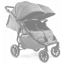 Conjunto 2ud Sacos Silla Baby Monster Easy Twin ESTRELLA BLC.Mil Gris/Gris