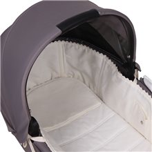 Funda Capazo Cybex Mios Lux 2019-23 Velcro PIQUE CRUDO.Crudo