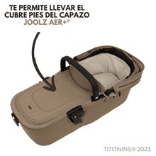 Funda Capazo Velcro Joolz Aer+ PIQUE CRUDO