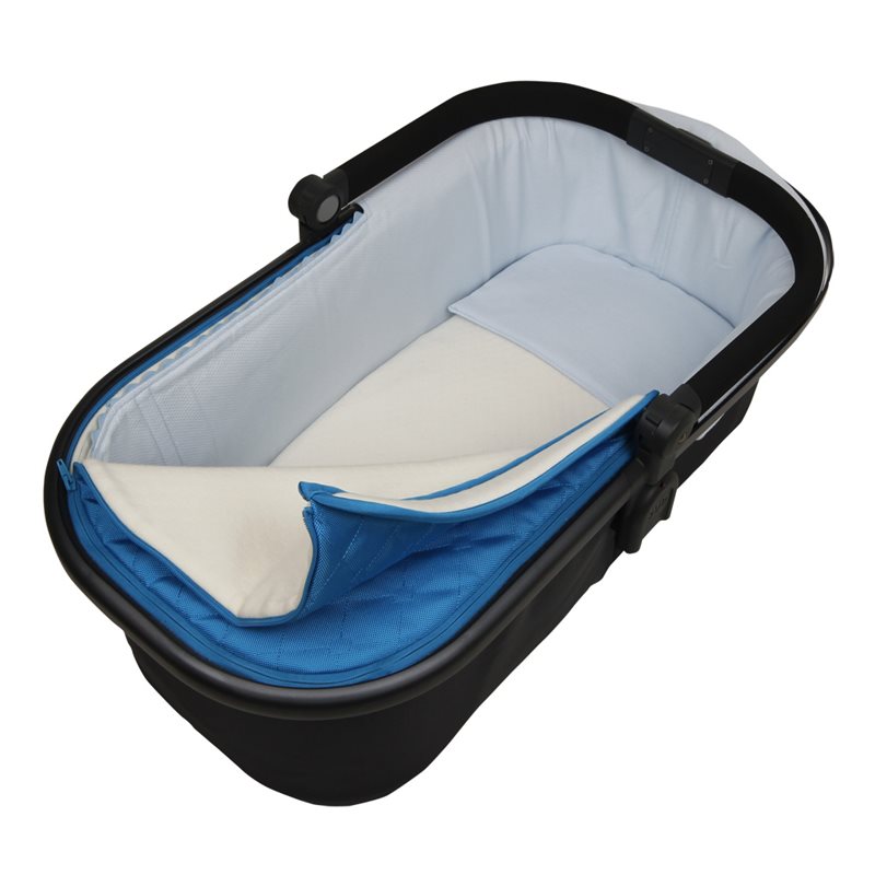 Funda Capazo Velcro Uppababy Vista y Cruz 2015 - V2 PIQUE CELESTE