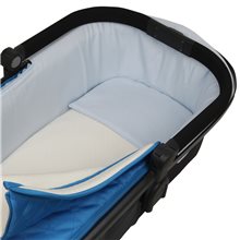 Funda Capazo Velcro Uppababy Vista y Cruz 2015 - V2 PIQUE CELESTE