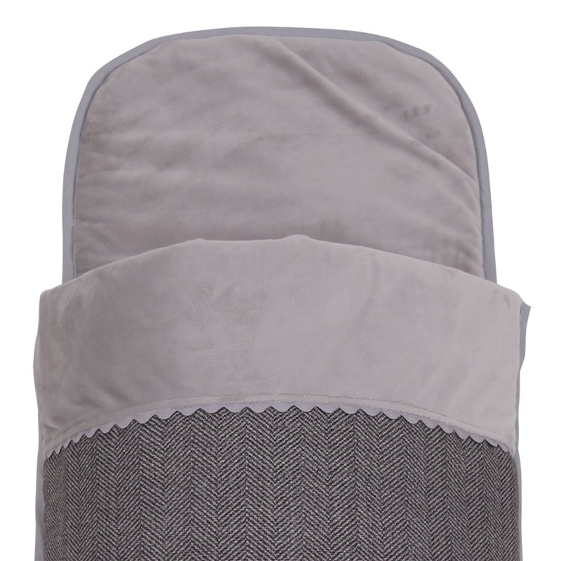 Saco Capazo Invierno SPIGA.Velour Gris/Gris