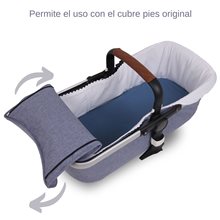 Funda Capazo Velcro Bugaboo Fox 5 PIQUE BLANCO