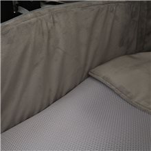 Funda Capazo Velcro Invierno Joolz Hub+ CORALINA POLAR GRIS