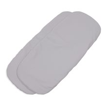 Pack 2ud.Funda Colchón Sabana Bajera Capazo Bugaboo Fox 5 PIQUE GRIS