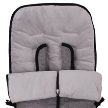 Saco Silla Paseo Invierno TP CC SPIGA.Velour Gris/Negro