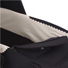 Funda Capazo Velcro Bugaboo Bee 3 y Bee 5 PIQUE CRUDO
