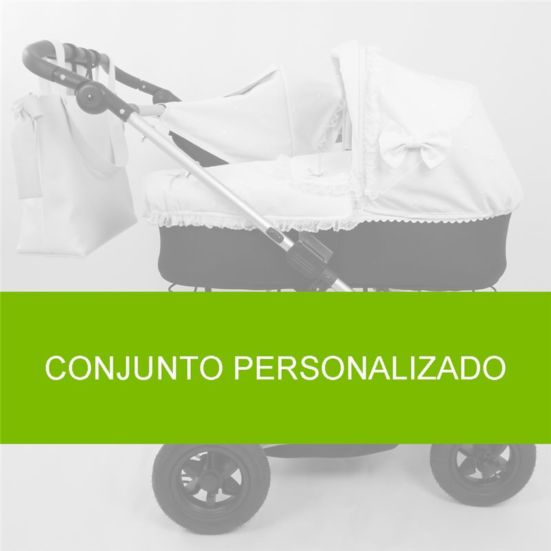 Conjunto Capazo Mountain Buggy Duet PIQUE BLANCO