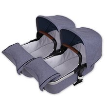 Pack 2ud. Funda Capazo y Sabanas Bajeras Bugaboo Donkey 5 PIQUE BLANCO